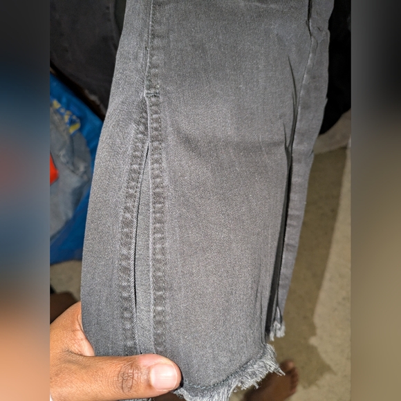 NWT Free People Stretchy Side Slit Flare Denim Size 31R - Picture 7 of 7